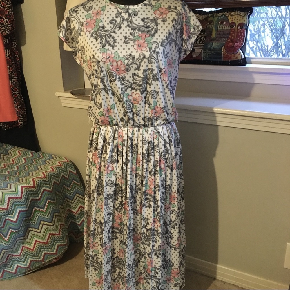 Vintage handmade dress, size L